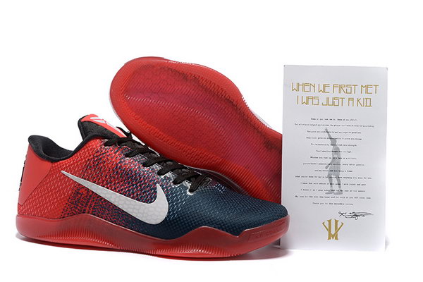 Nike Kobe Xi Shoe Red Deep Blue Review